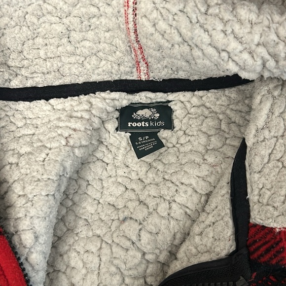 LAST CHANCE: Roots Buffalo Plaid Fleece Hoodie Jacket - Picture 2 of 4